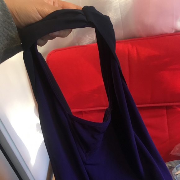 NWT Tahari Deep Purple Long Dress - Picture 12 of 12